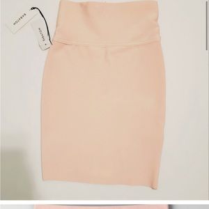 Aritzia Babaton Tempt Light Pink Petite Bandage Mini Skirt - Size XXS, 00